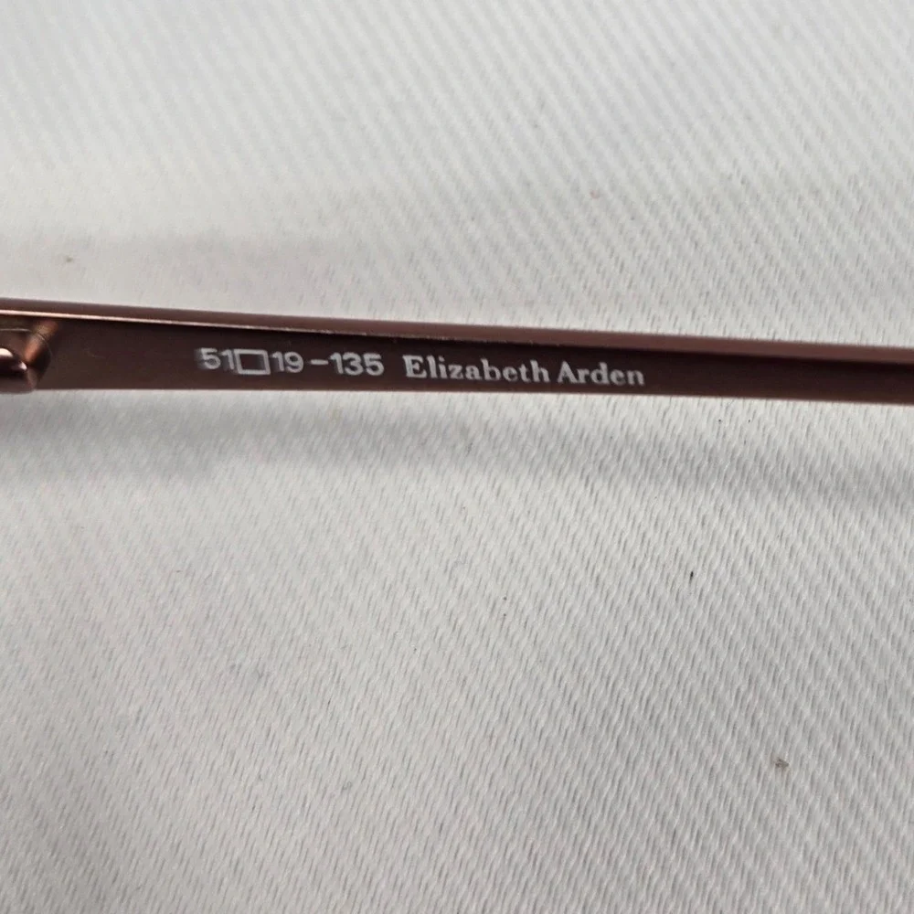 Elizabeth‎ Arden Eyeglasses Light Pink Frames Rhinestones EA 6006 51/19/135 New